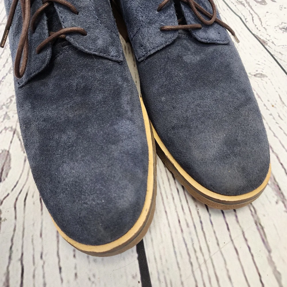 Timberland Blue Suede Leather Oxford‎ Shoes Size 11